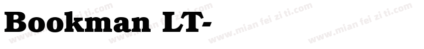 Bookman LT字体转换